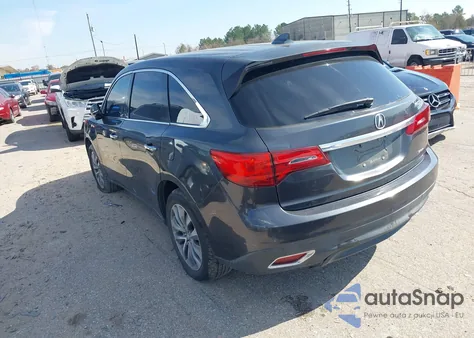2014 Acura Mdx Technology Package z USA, uszkodzony, nr VIN 5FRYD4H44EB021754